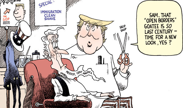 The latest editorial cartoon